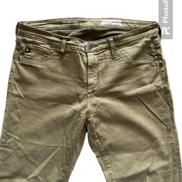 AG Adrianno Goldschmid Anthro The Abby Mid Rise Skinny Ankle Jean women's 30R - Picture 2 of 10